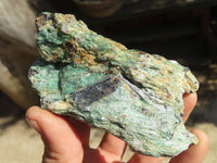 Natural Blue Kyanite Crystals In Green Fuchsite Matrix Specimens  x 6 From Karoi, Zimbabwe