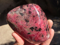 Polished Red Rhodonite Standing Free Form x 1 From Zimbabwe