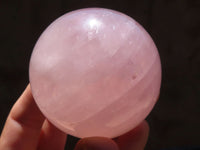 Polished  Star Rose Quartz Spheres x 4 From Ambatondrazaka, Madagascar - TopRock