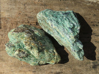 Natural Blue Kyanite Crystals In Green Fuchsite Matrix Specimens  x 6 From Karoi, Zimbabwe