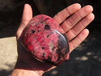 Polished Red Rhodonite Standing Free Form x 1 From Zimbabwe