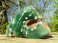 Polished Mtorolite / Emerald Chrysoprase Plates x 3 From Zimbabwe