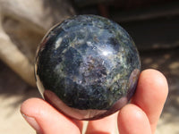 Polished Rare Iolite Spheres x 6 From Ambatofinandrahana, Madagascar