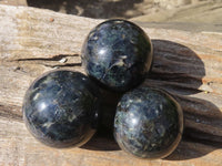 Polished Rare Iolite Spheres x 6 From Ambatofinandrahana, Madagascar