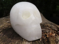 Polished Hand Carved Quartz Crystal Skull x 1 From Madagascar - TopRock