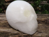 Polished Hand Carved Quartz Crystal Skull x 1 From Madagascar - TopRock