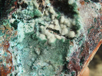 Natural Drusy Coated Chrysocolla & Malachite Dolomite Specimens x 2 From Congo