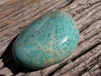 Polished Blue Kobi Amazonite Gallets x 12 From Zimbabwe - TopRock