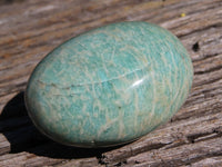 Polished Blue Kobi Amazonite Gallets x 12 From Zimbabwe - TopRock