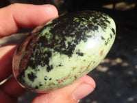 Polished Leopard Stone Palm Stones  x 6 From Zimbabwe