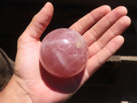 Polished  Star Rose Quartz Spheres x 4 From Ambatondrazaka, Madagascar - TopRock