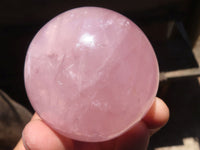 Polished  Star Rose Quartz Spheres x 4 From Ambatondrazaka, Madagascar - TopRock