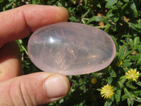 Polished Gemmy Ambatondrazaka Rose Quartz Gallet Free Form - sold per 1 kg From Madagascar - TopRock