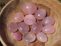 Polished Gemmy Ambatondrazaka Rose Quartz Gallet Free Form - sold per 1 kg From Madagascar - TopRock