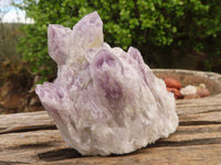 Natural Sugar Amethyst Clusters  x 6 From Solwezi, Zambia