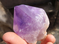 Natural Jacaranda Amethyst Crystals x 12 From Mumbwa, Zambia