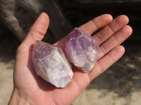 Natural Jacaranda Amethyst Crystals x 12 From Mumbwa, Zambia