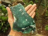 Polished Emerald Mtorolite / Chrome Chrysoprase Plates  x 3 From Zimbabwe - Toprock Gemstones and Minerals 