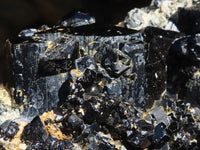 Natural Schorl Black Tourmaline With Hyalite Specimen x 1 From Erongo, Namibia