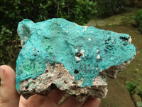 Natural Malachite & Silica Chrysocolla Specimens  x 2 From Congo - TopRock