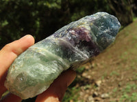 Natural Watermelon Fluorite Cobbed Specimens x 4 From Uis, Namibia - TopRock