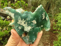 Polished Emerald Mtorolite / Chrome Chrysoprase Plates  x 3 From Zimbabwe - Toprock Gemstones and Minerals 