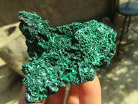 Natural Chatoyant Silky Malachite Specimens  x 12 From Kasompe, Congo