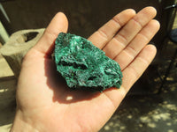 Natural Chatoyant Silky Malachite Specimens  x 12 From Kasompe, Congo