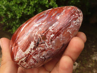 Polished Red Jasper Standing Free Forms  x 2 From Madagascar - Toprock Gemstones and Minerals 