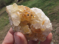 Natural Golden Limonite / Lemonite Quartz Clusters  x 10 From Solwezi, Zambia - TopRock