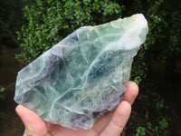 Polished Watermelon Fluorite Standing Slabs  x 3 From Namibia - TopRock