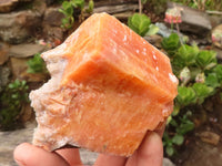 Natural New Sunset Orange Calcite Specimens  x 12 From Spitzkoppe, Namibia - Toprock Gemstones and Minerals 