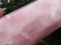 Polished Double Terminated Rose Quartz Points  x 3 From Madagascar - TopRock