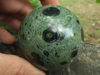 Polished Stromatolite / Kambamba Jasper Spheres  x 6 From Mahajanga, Madagascar - TopRock