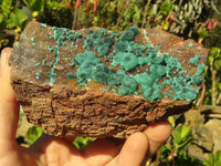 Natural Ball Malachite On Drusy Malachite  x 2 From Kambove, Congo