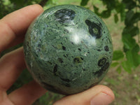 Polished Stromatolite / Kambamba Jasper Spheres  x 6 From Mahajanga, Madagascar - TopRock