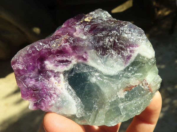 Natural Rough Watermelon Fluorite Cobbed Specimens  x 12 From Uis, Namibia