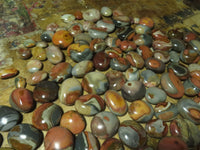 Polished Polychrome Jasper Gallets & Picasso Jasper All Palm Size - sold per 1 kg From Madagascar - TopRock