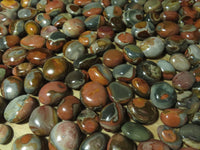 Polished Polychrome Jasper Gallets & Picasso Jasper All Palm Size - sold per 1 kg From Madagascar - TopRock