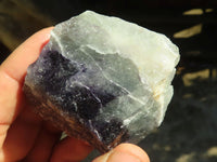 Natural Rough Watermelon Fluorite Cobbed Specimens  x 12 From Uis, Namibia