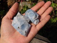 Natural New Sky Blue Calcite Specimens  x 35 From Spitzkop, Namibia