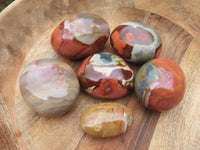 Polished Polychrome Jasper Gallets & Picasso Jasper All Palm Size - sold per 1 kg From Madagascar - TopRock