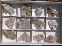 Natural Rare Hollow "Snow" Quartz Clusters  x 12 From Alberts Mountain, Lesotho - TopRock