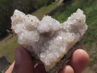 Natural Rare Hollow "Snow" Quartz Clusters  x 12 From Alberts Mountain, Lesotho - TopRock