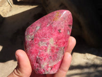 Polished Red Rhodonite Free Forms x 6 From Zimbabwe