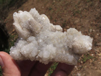 Natural Rare Hollow "Snow" Quartz Clusters  x 12 From Alberts Mountain, Lesotho - TopRock