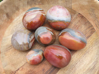 Polished Polychrome Jasper Gallets & Picasso Jasper All Palm Size - sold per 1 kg From Madagascar - TopRock