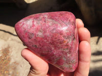 Polished Red Rhodonite Free Forms x 6 From Zimbabwe