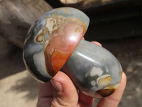 Polished Polychrome Jasper Mushrooms  x 6 From Mahajanga, Madagascar