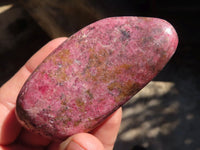 Polished Red Rhodonite Free Forms x 6 From Zimbabwe